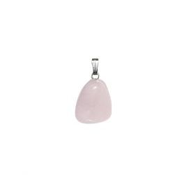 Colgante Anilla Cuarzo Rosa